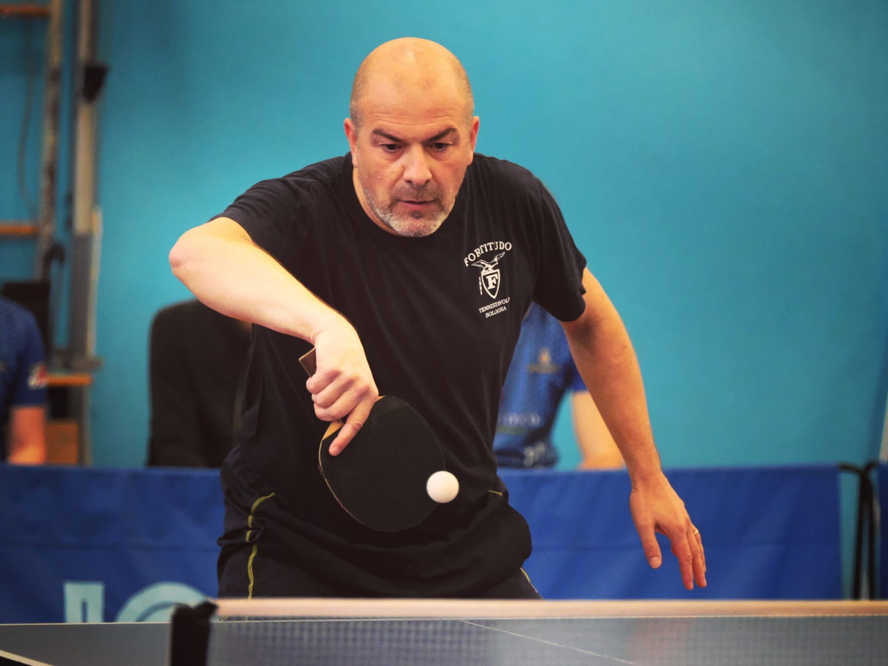 Andrea Melloni durante un incontro di campionato